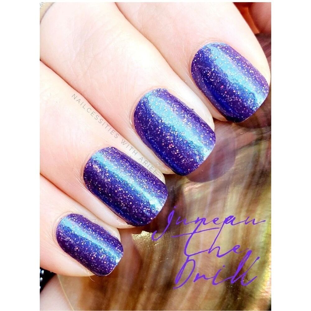 Juneau the Drill Color Street Pink Glitter Press-On Nails